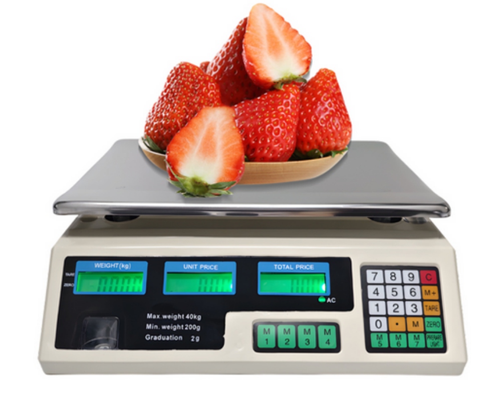 Bezdrátová Elektrická Gastronomická Váha LCD 40KG Akumulátor