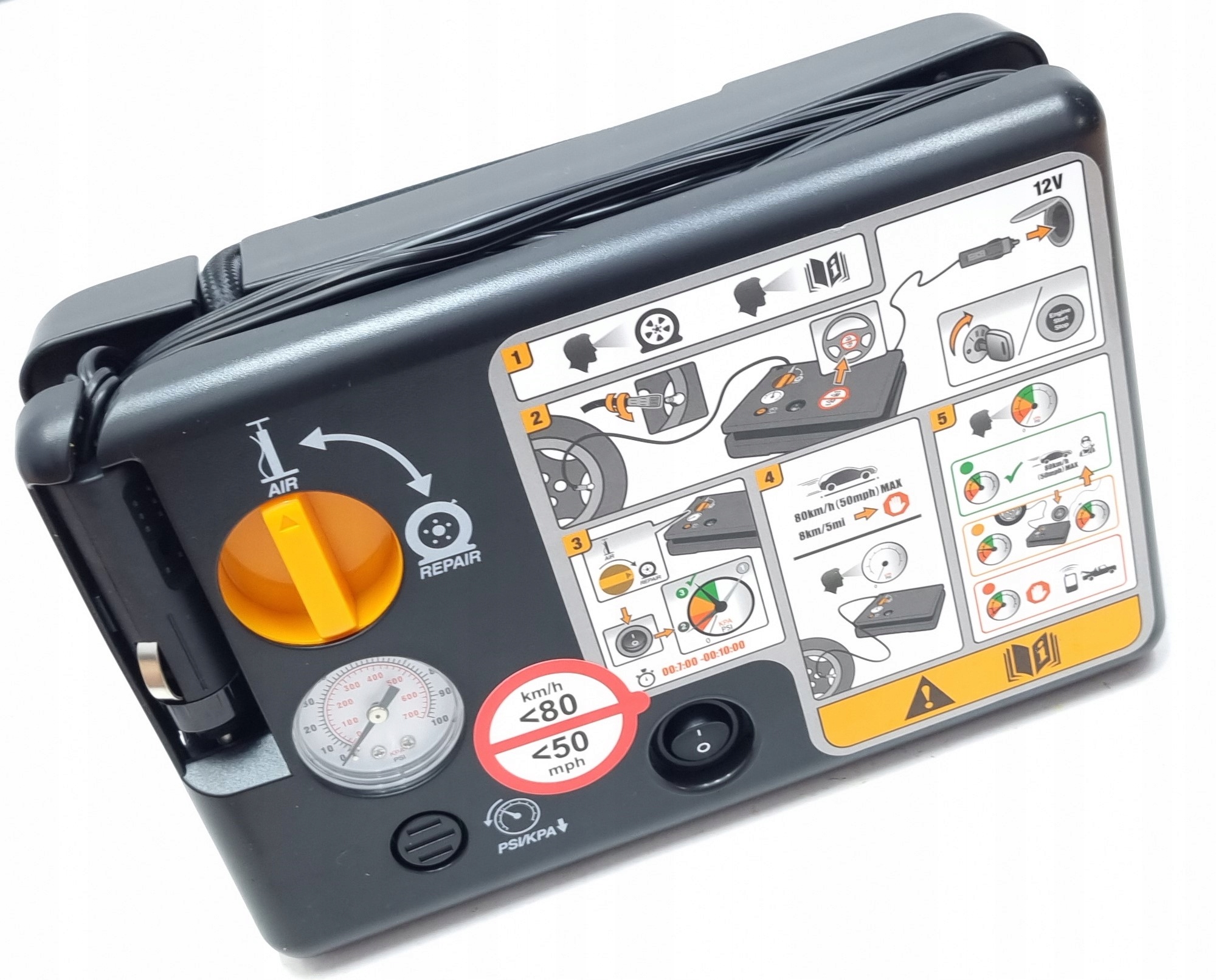 Kompresor pompka do kół Ford Mustang Edge FR3C-19G525-AB Kod producenta FR3C-19G525-AB