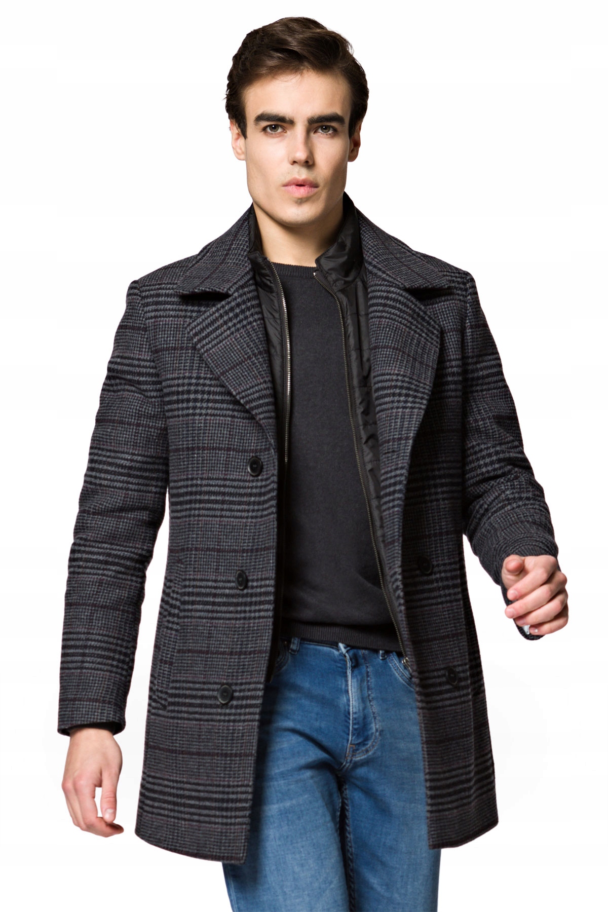 

Płaszcz Szary w Kratę Lancerto Norymberga 176/50