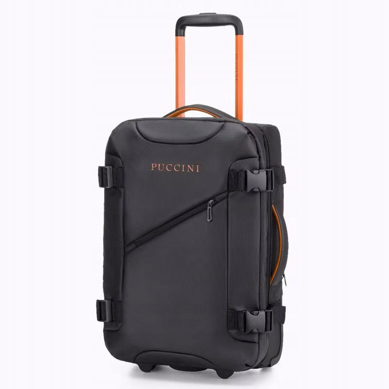 Walizka Kabinowa Puccini Z Funkcją Plecaka EM50249C-1 Colorado Czarna
