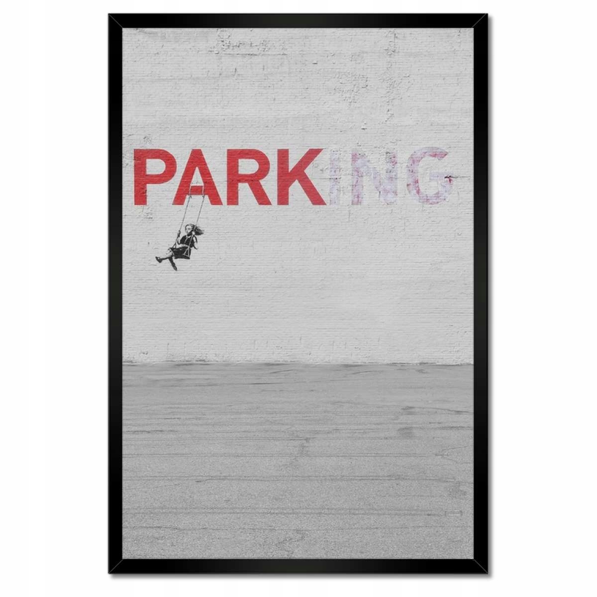 Plakáty v rámu 40x60 Banksy Parking