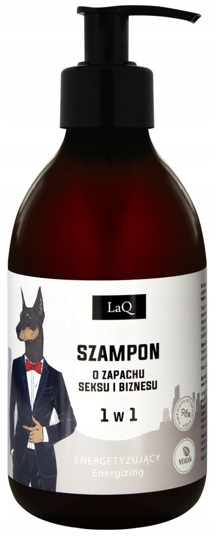 LaQ Doberman Zestaw Męski Zapach Seksu i Biznesu Prezent Walentynki Marka LaQ