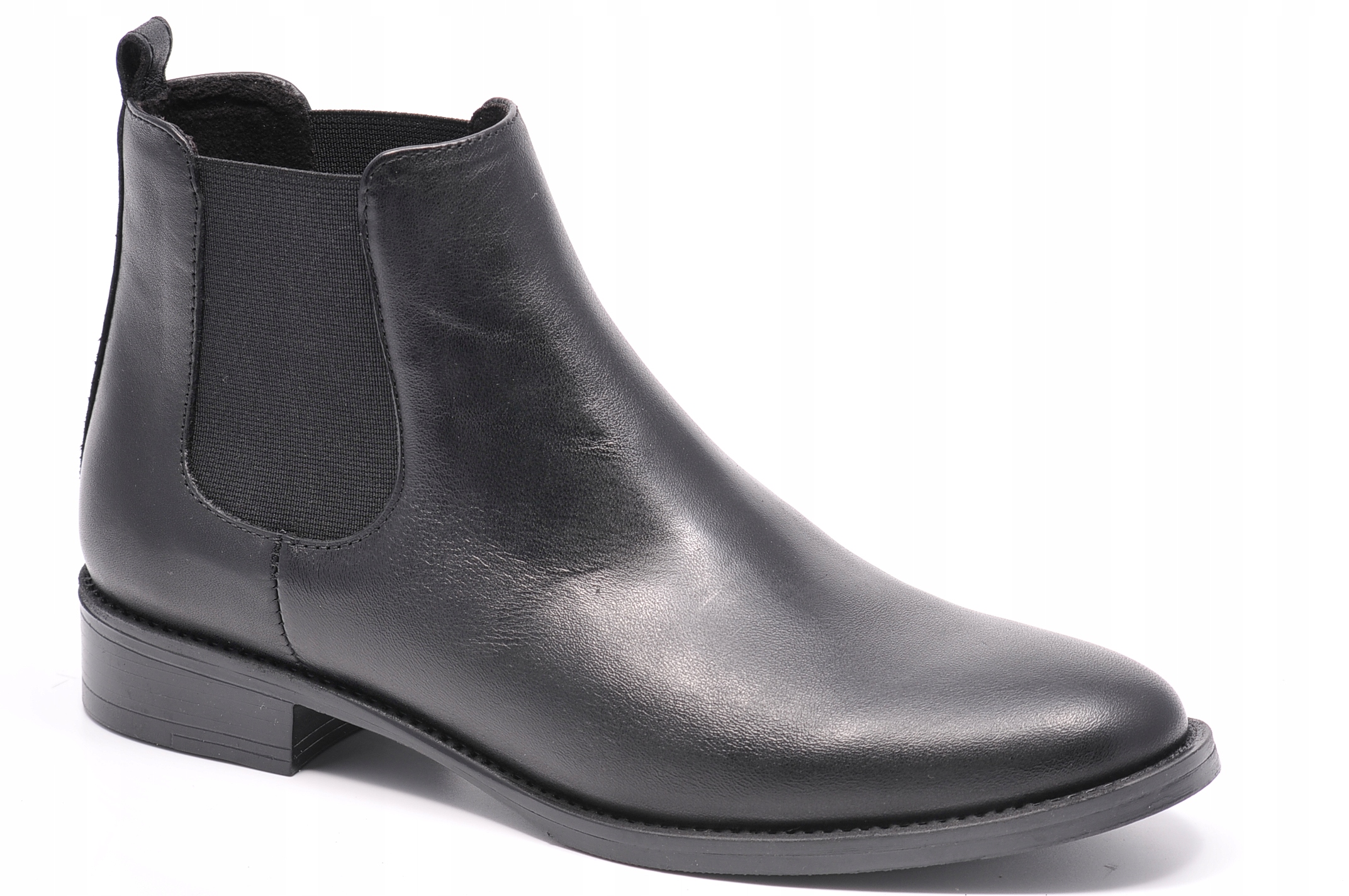 Kotníkové Kotníkové Boty Nessi 24683, černé, celozrnné, Velikost 41