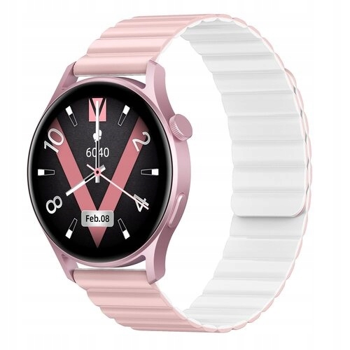 Kieslect Smartwatch Lora 2 Różowy 210mAh Bluetooth 1.3 Calowy Ekran Amoled