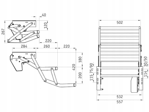 89384 - Входная ступень Thule Double Step 500 12