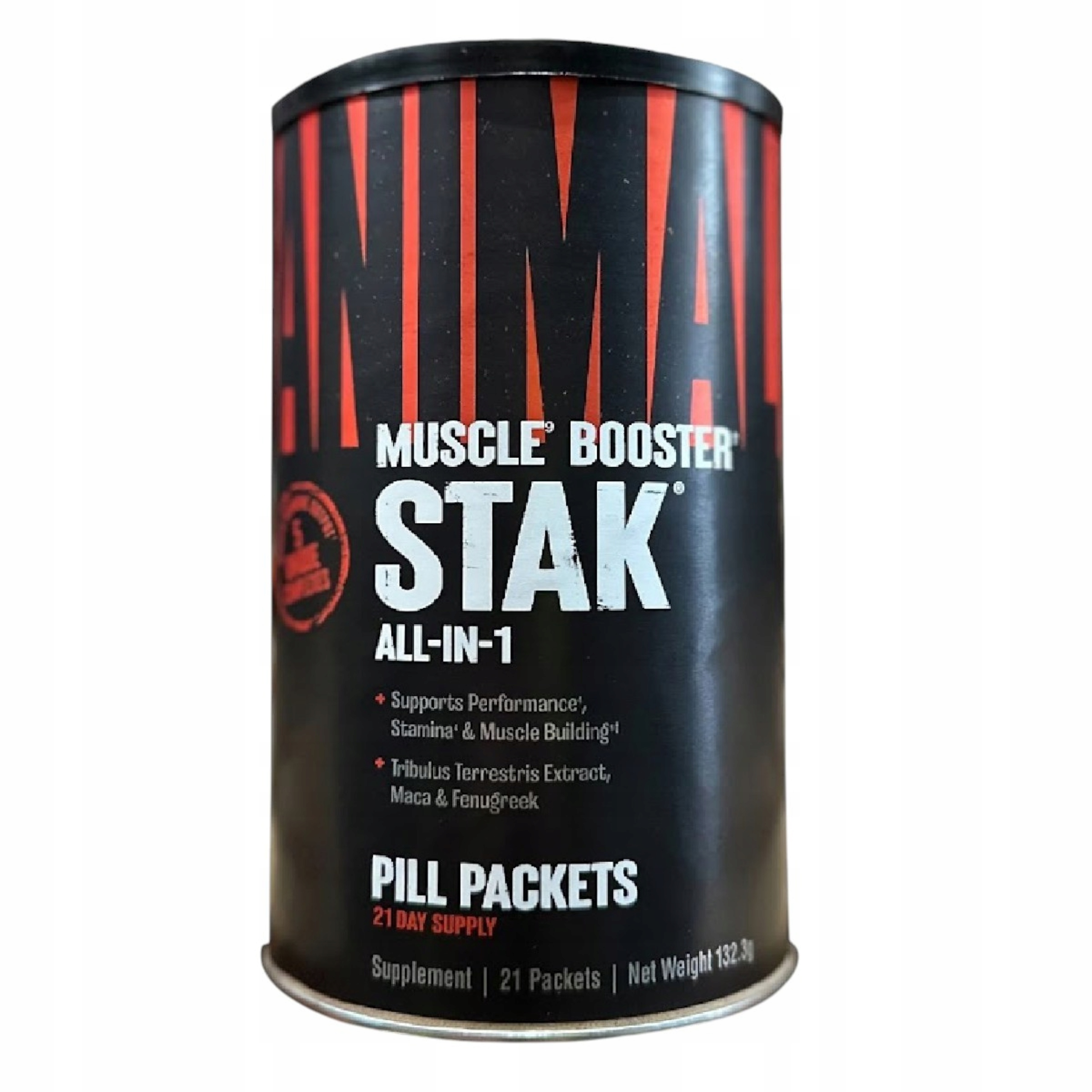 Testosteron Booster Universal Animal Stak 21 sáčků Síla Hmotnost Anabol