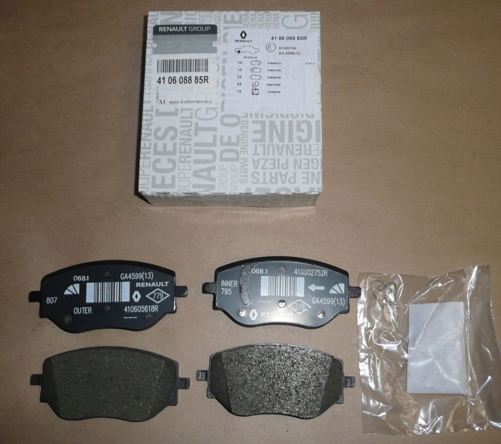 Brzdové Destičky Renault Clio 19- Přední Org 410608