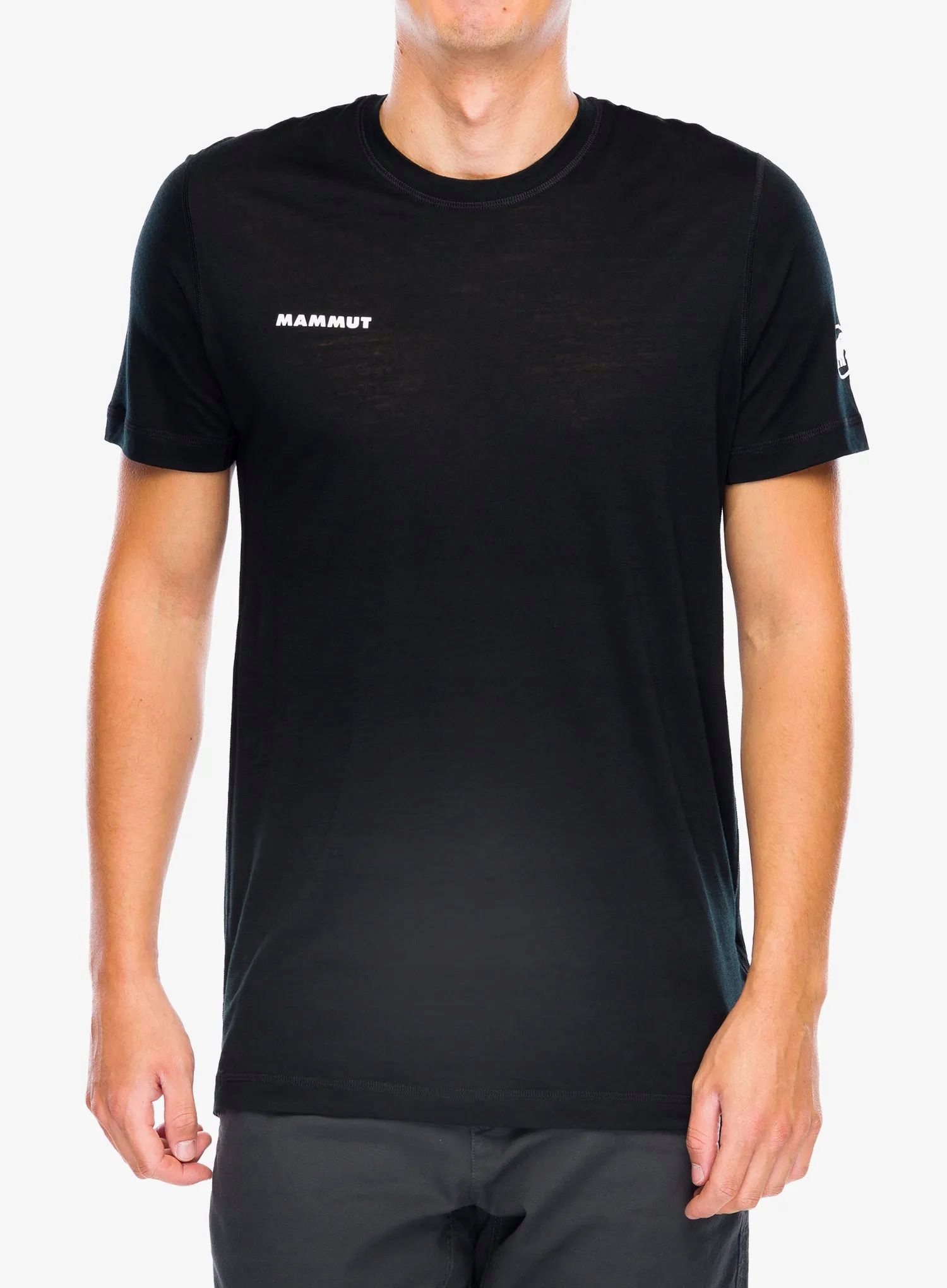 Merino tričko Mammut Tree Wool Fl T-Shirt černá/černá XL