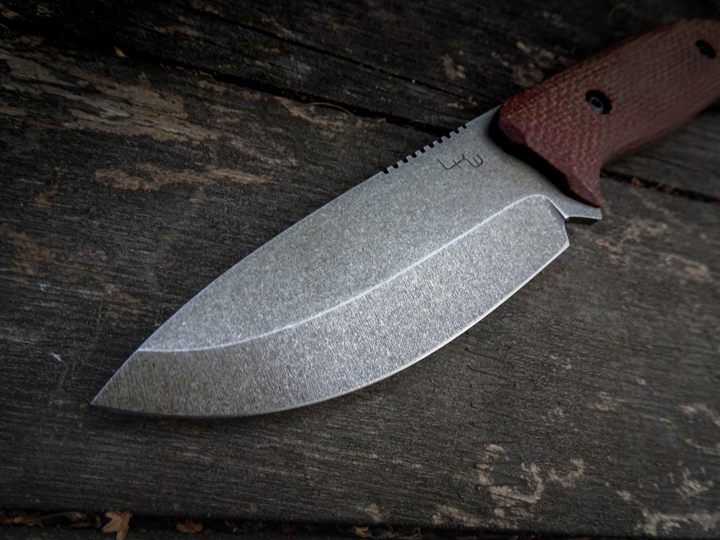 Lkw nůž Dwarf lehký Edc micarta Kydex O2 Bohler K720 97 mm 59 Hrc