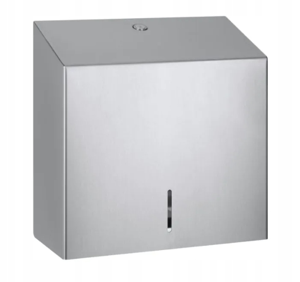 Stella zásobník Maxi na skladacie papierové utierky matná oceľ 30.201A-SB