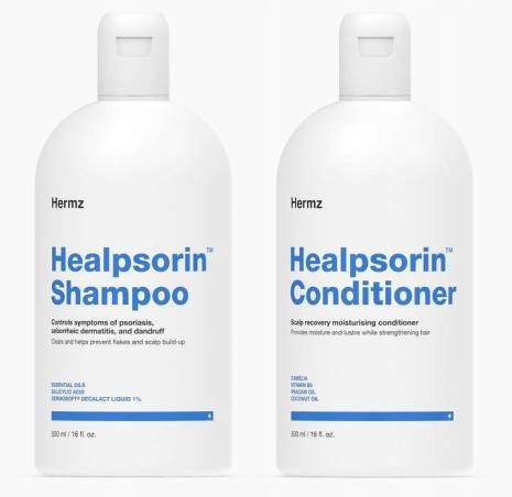 

Hermz Healpsorin Szampon 500ML Odżywka 500ML