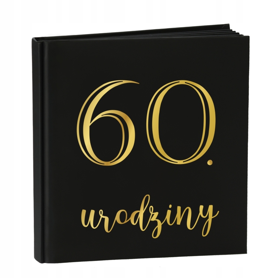 Czarny Album Na 60 Urodziny I Zdjęcia Wklejane Instax Polaroid Fotobudka