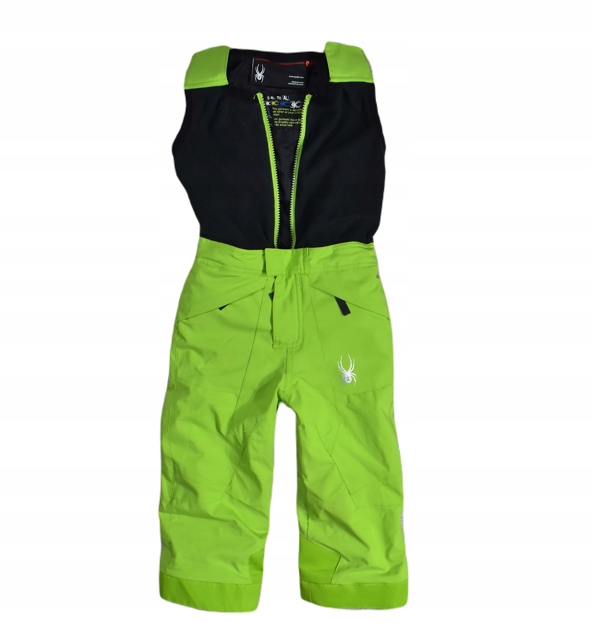 SPYDER Spodnie Narciarskie Dziecięce Szelki 4YRS