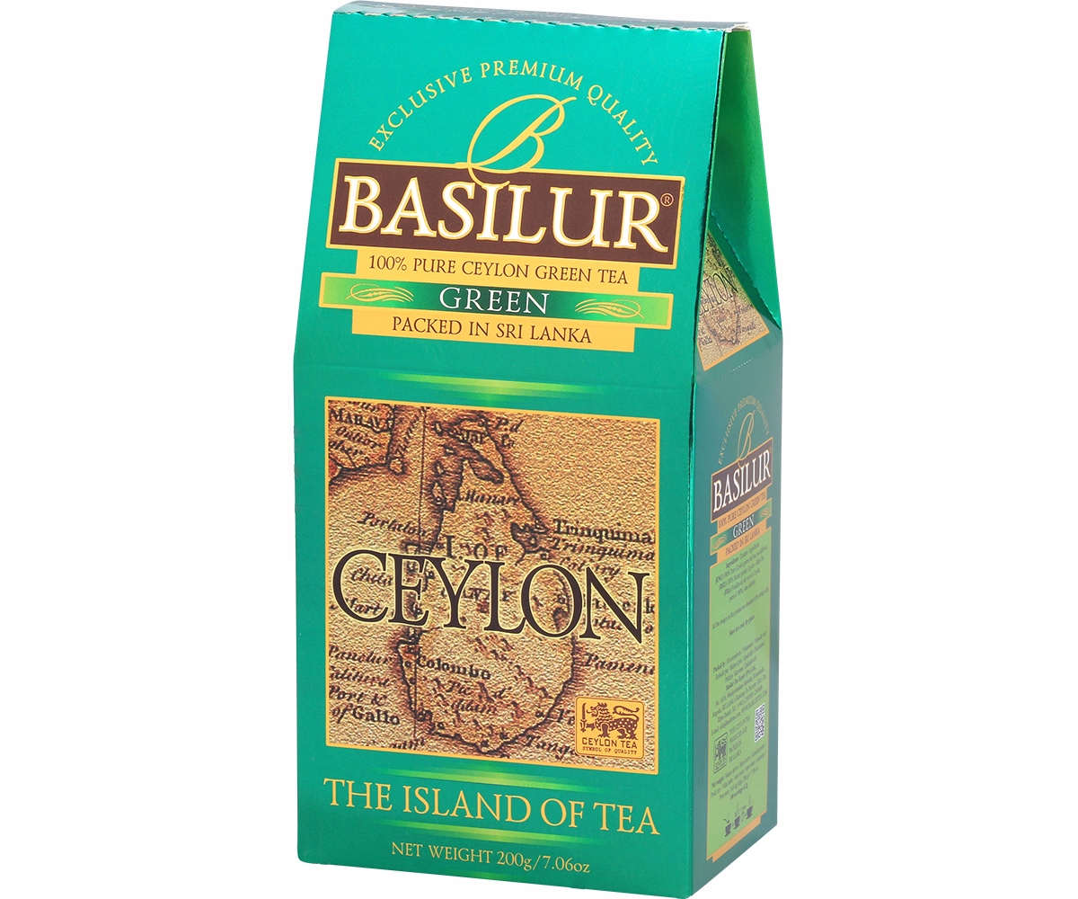 Levně Čaj Zelený cejlonský Yh listový Velké Balení Basilur 200 g