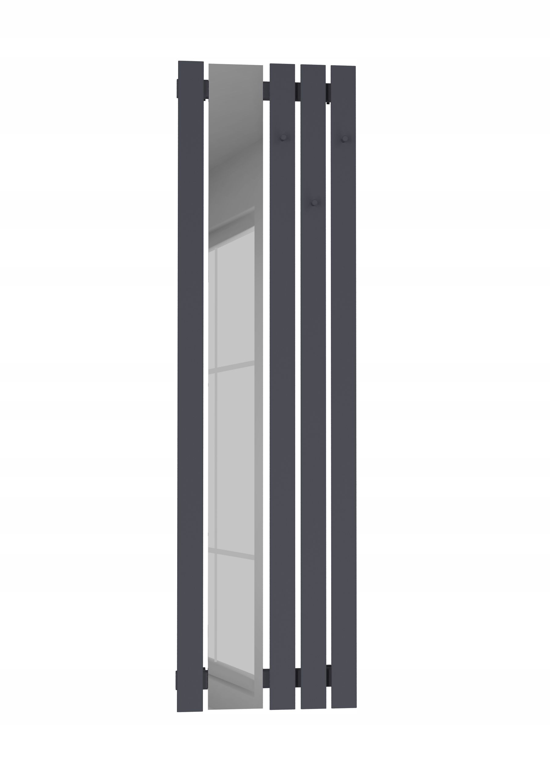 Dekoratívny panelový radiátor Bello mirror hook 180/52 Grafit