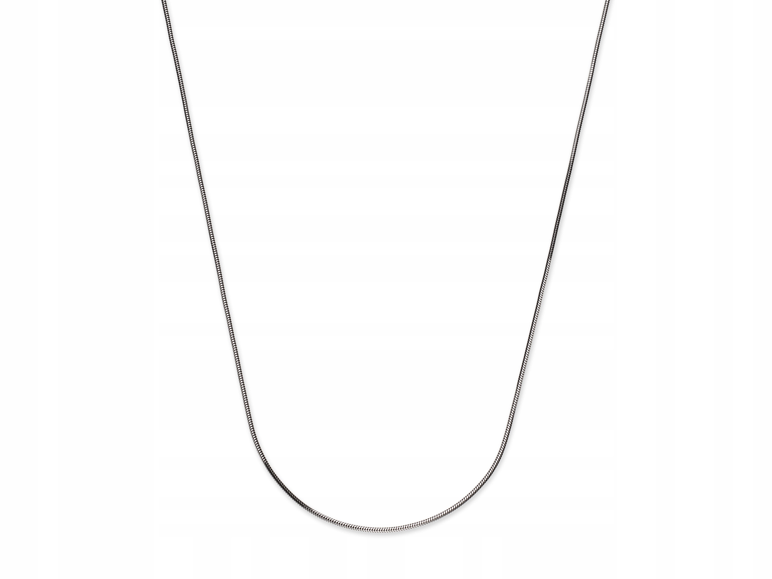 

Srebrny łańcuszek rodowany 70 cm
