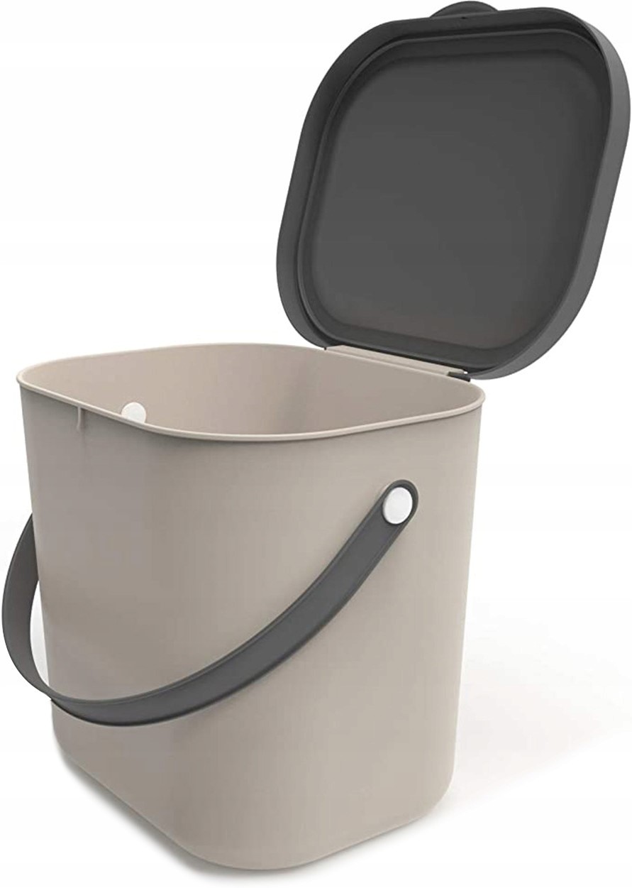 Kosz na odpadki do segregacji Rotho Albula 6 l Beż Marka Rotho