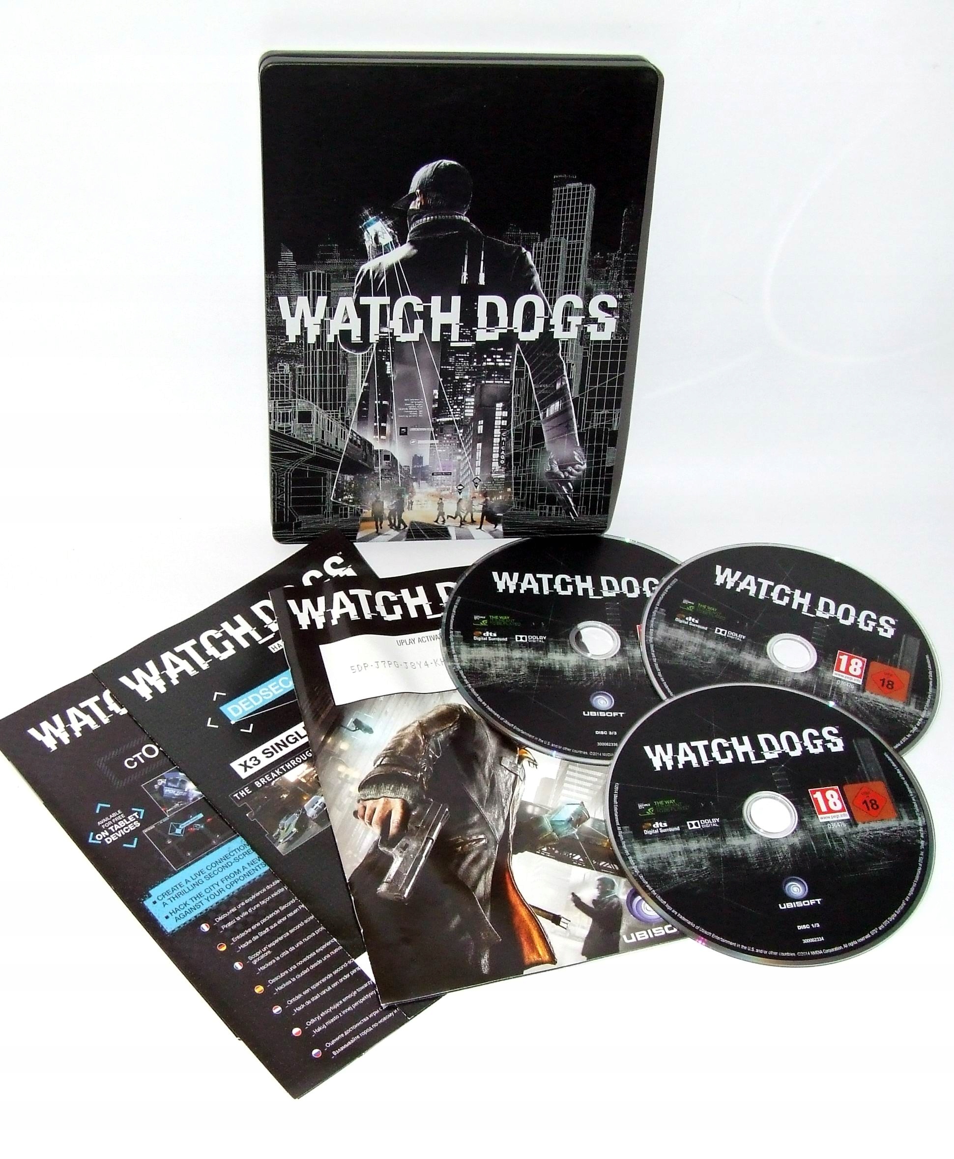 WATCH DOGS Steelbook SteelboX Pudełko [Pc]