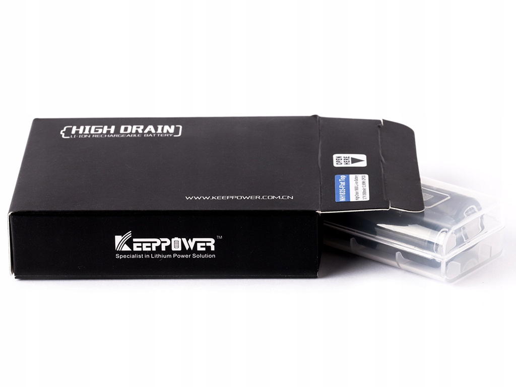 Keeppower 18500 1500mAh 3,6V - 3,7V Li-ion max.22A Marka KeepPower