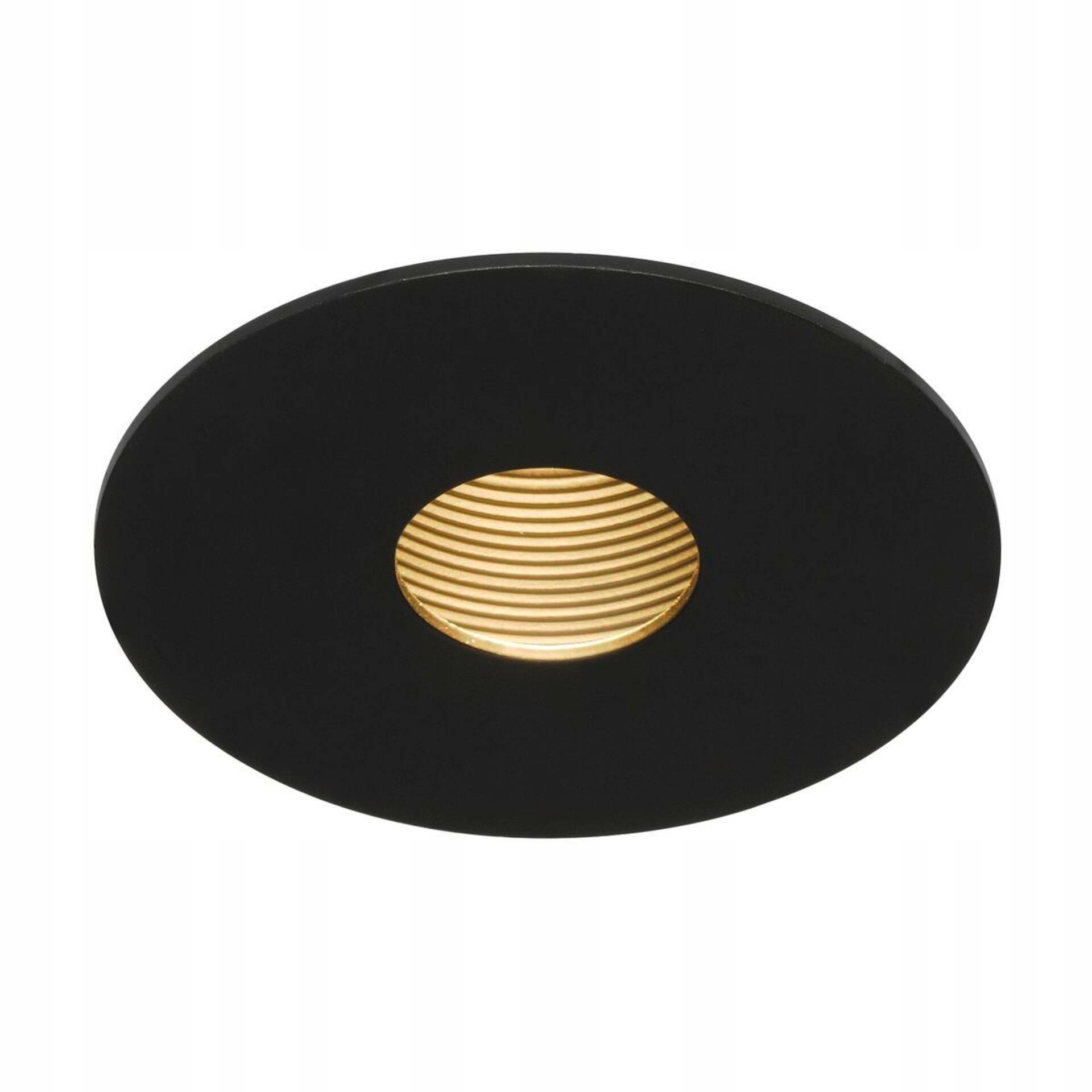 Slv Big White H-light 1, vstavané svietidlo, Led, 2700K, okrúhle, čierne, 20°,