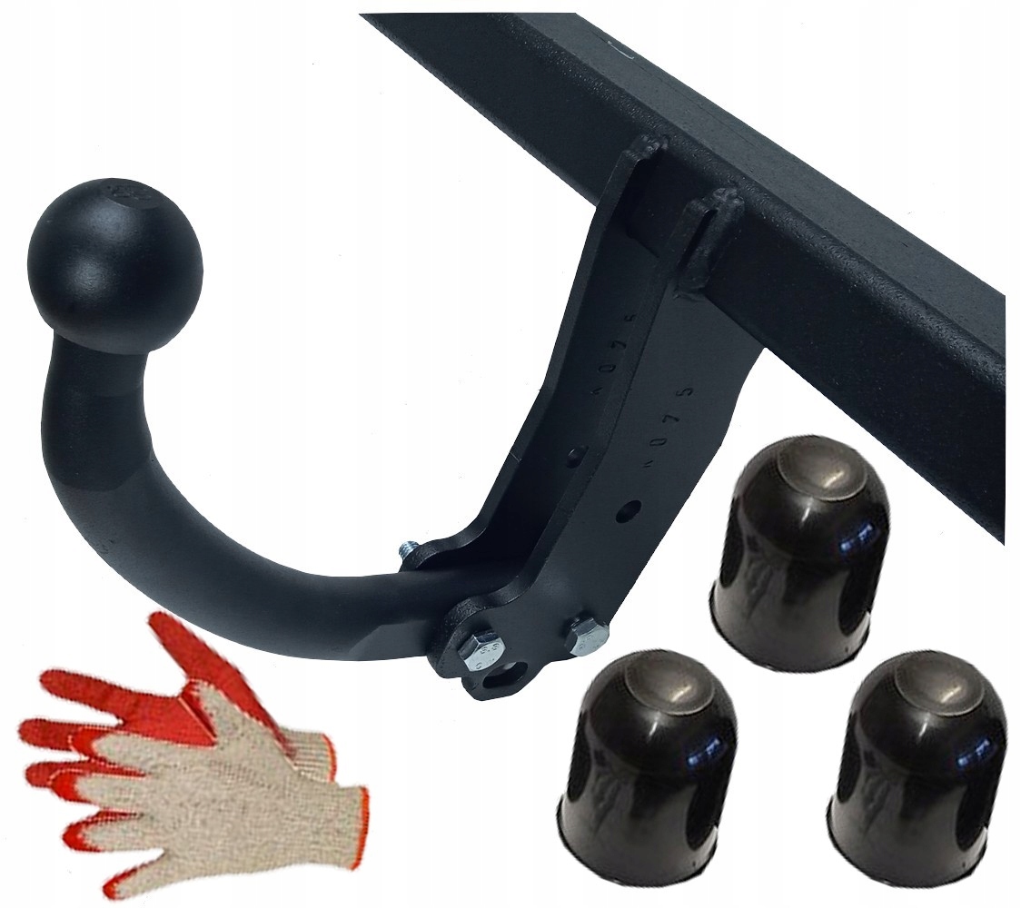 1200KG HAK HOLOWNICZY STEINHOF+KAPTURKI do KIA STONIC 1 I 2017do2020 Uciąg 1200 kg