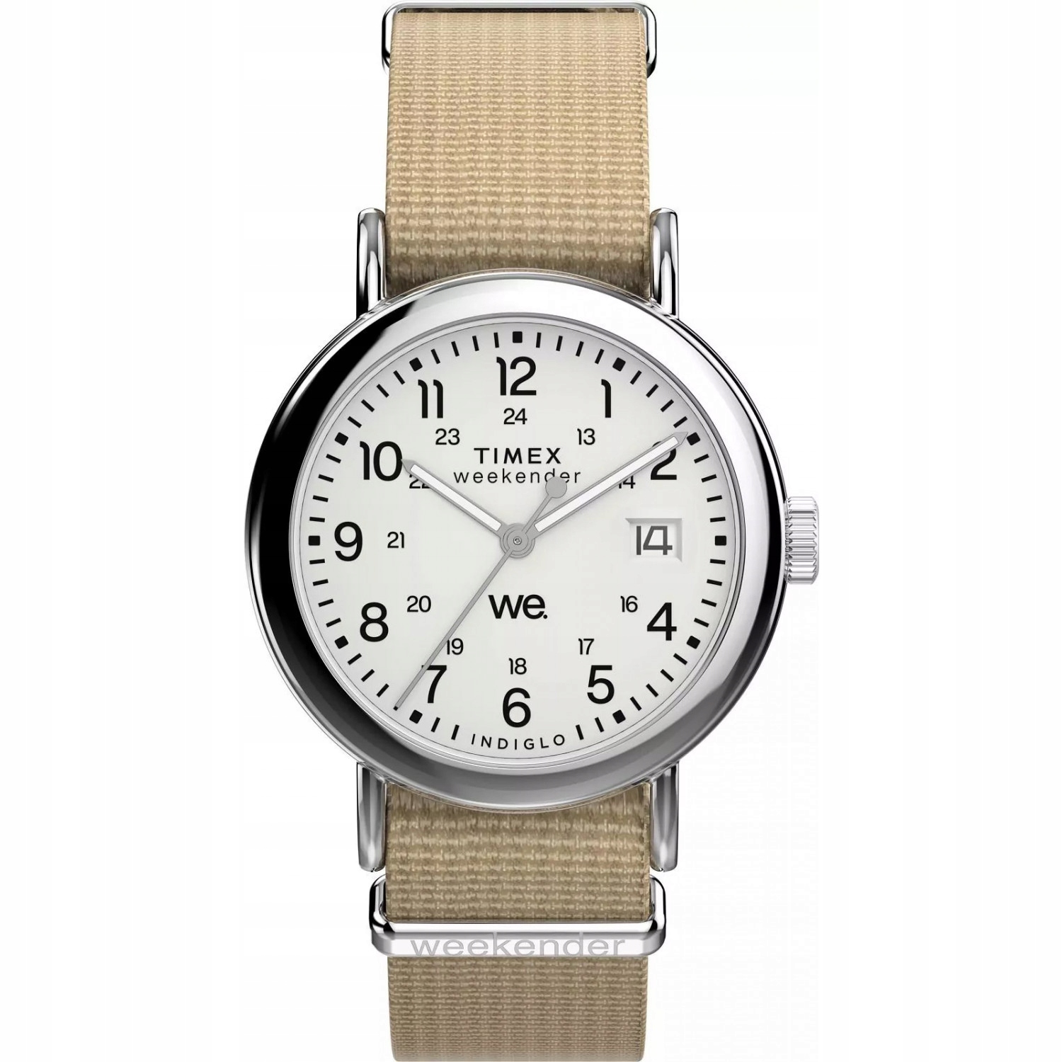 Pánské Hodinky Timex TW2Y09100 béžové
