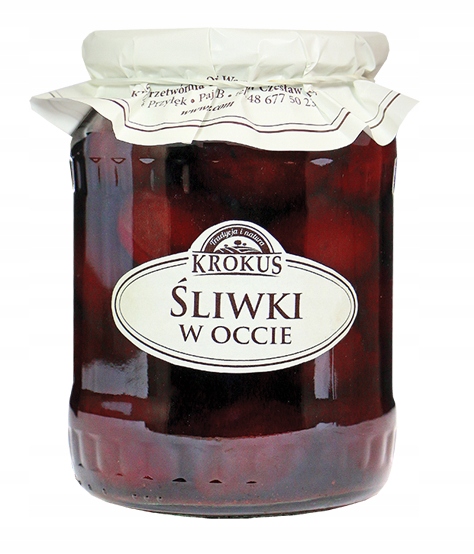 Bezlepkové Švestky V Octě 500 g (250 g) Krokus