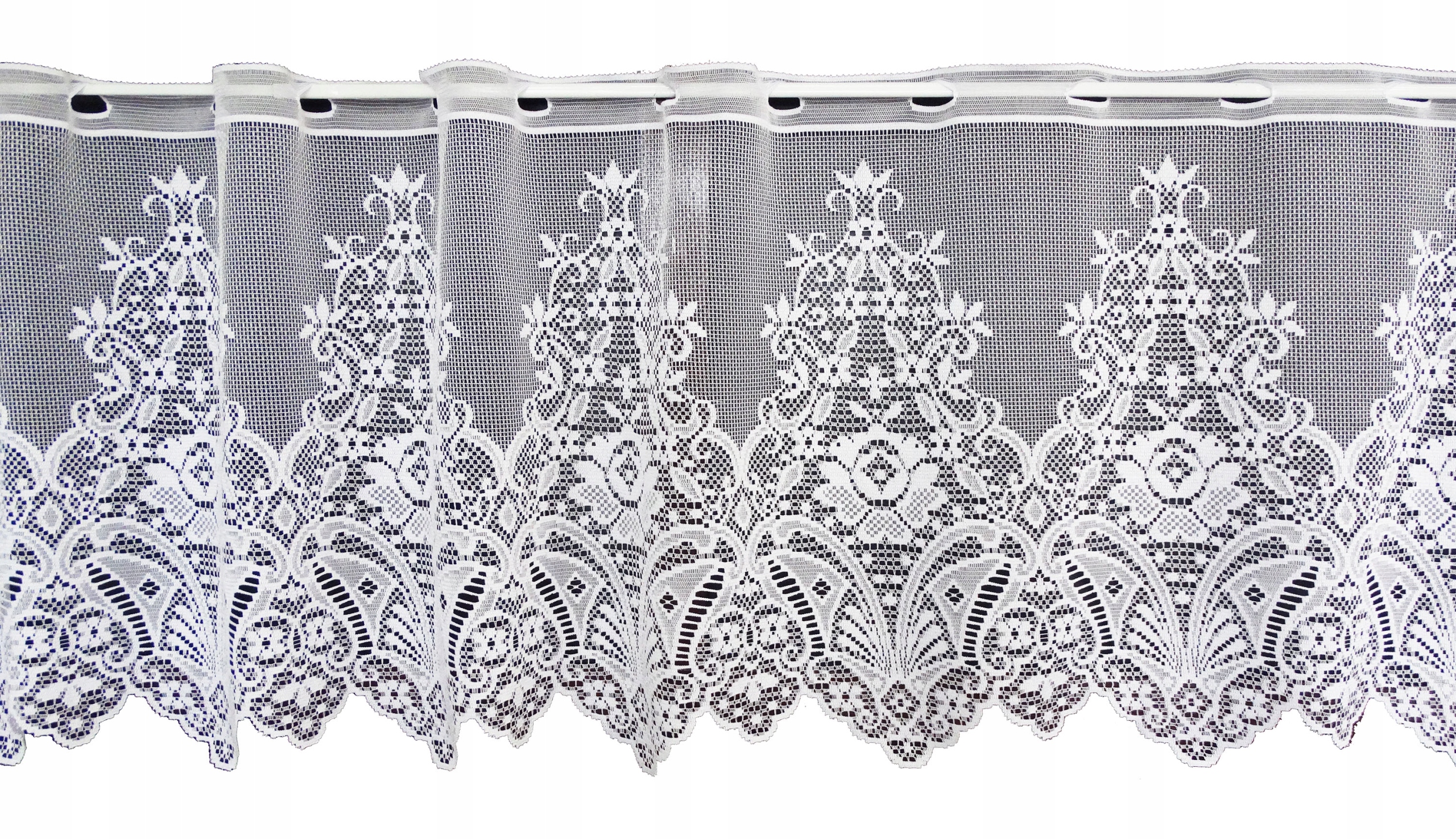 

Mg Zazdrostka żakard 660/77 biała 50cm polski