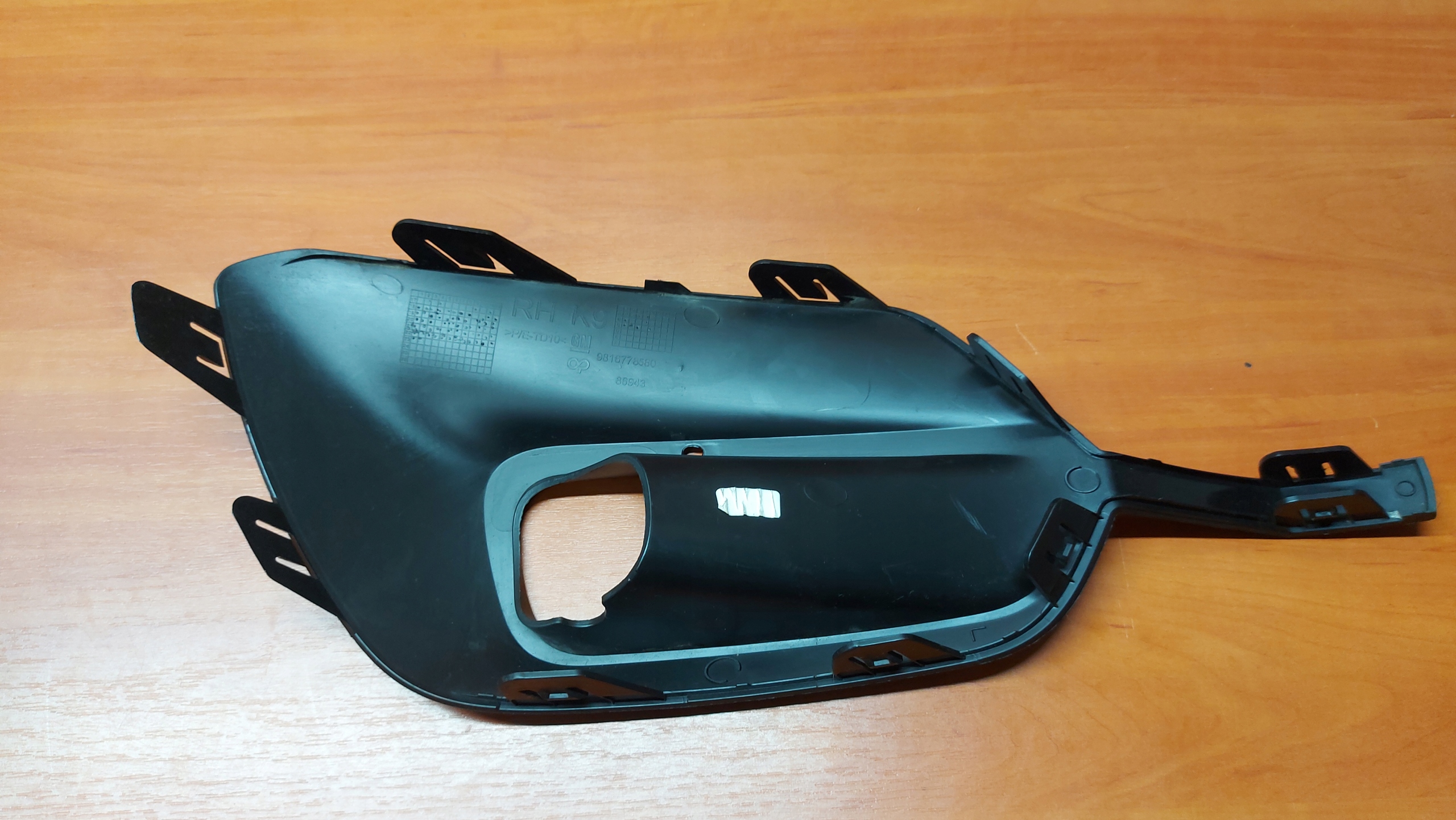 moulding grid of a bumper right right front OPEL COMBO E 18