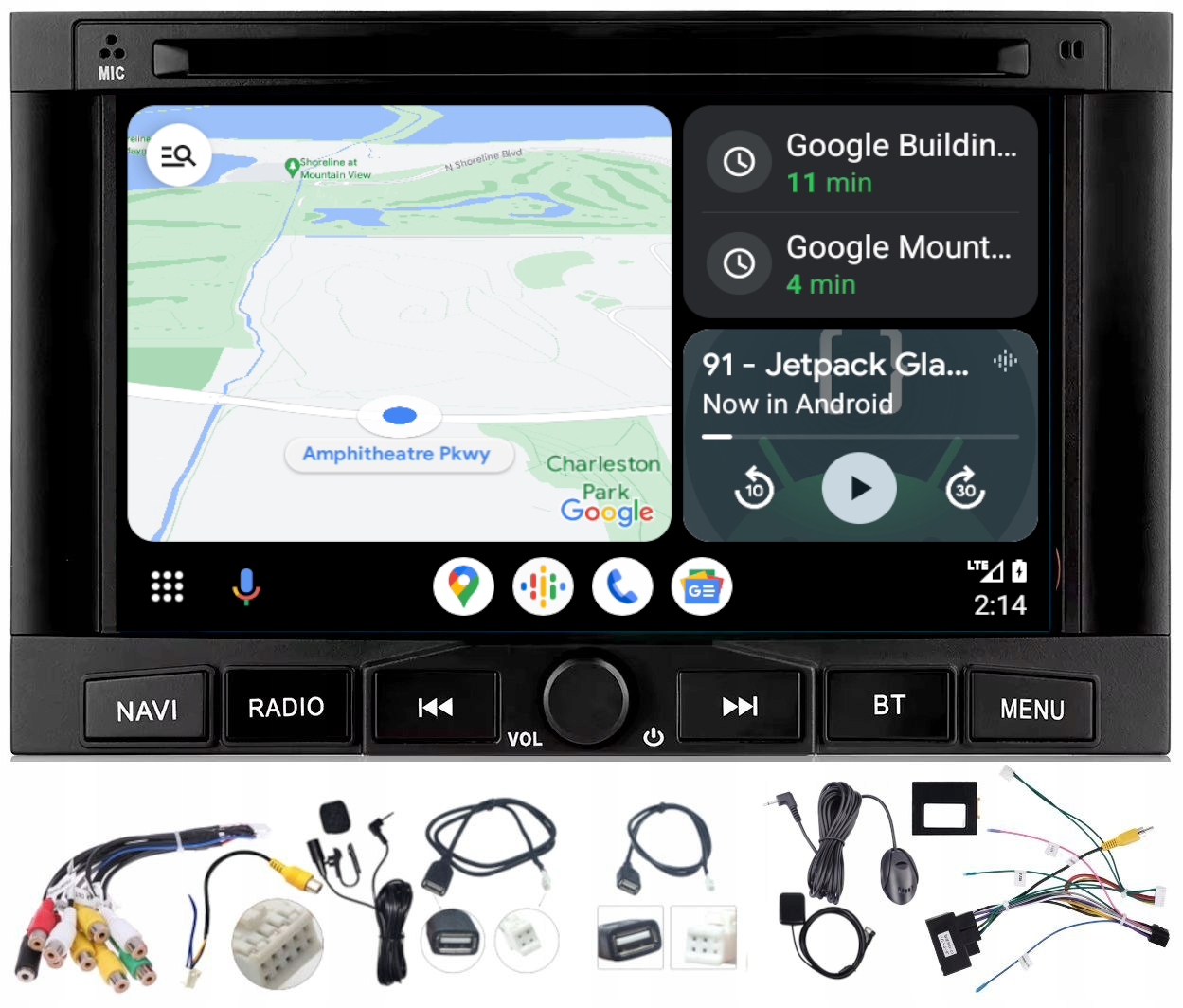 Rádio Navigácia Gps Peugeot Partner 2 II 2008-2018 2GB 64GB Wifi Bt Carplay