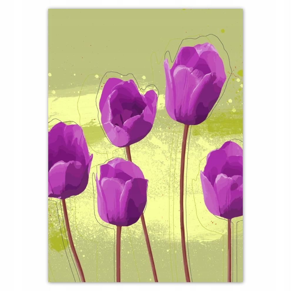 

Naklejki 50x70 Maki Nowoczesna grafika