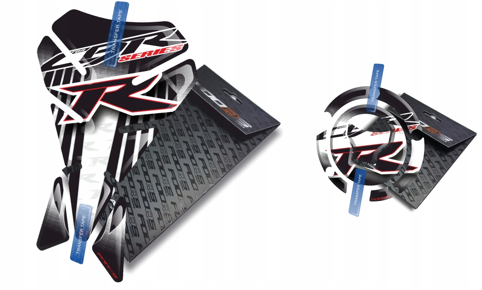 Tank-pad Cap-pad V1 od společnosti Fooqs pro Honda Cbr 600 1000 Rr Nový Model Bílý