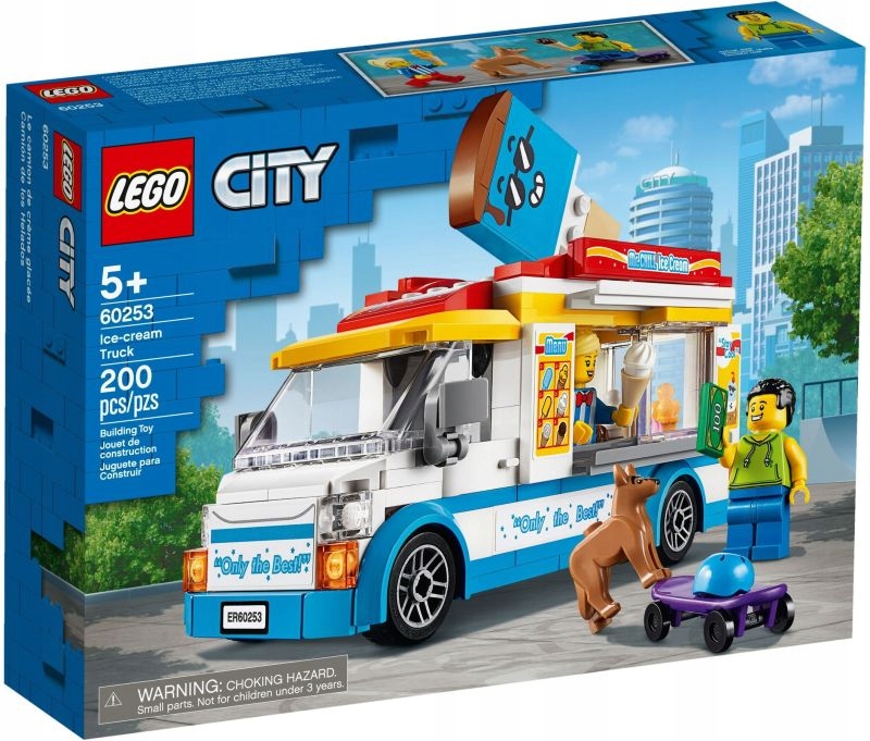 LEGO 60253 CITY FURGONETKA Z LODAMI