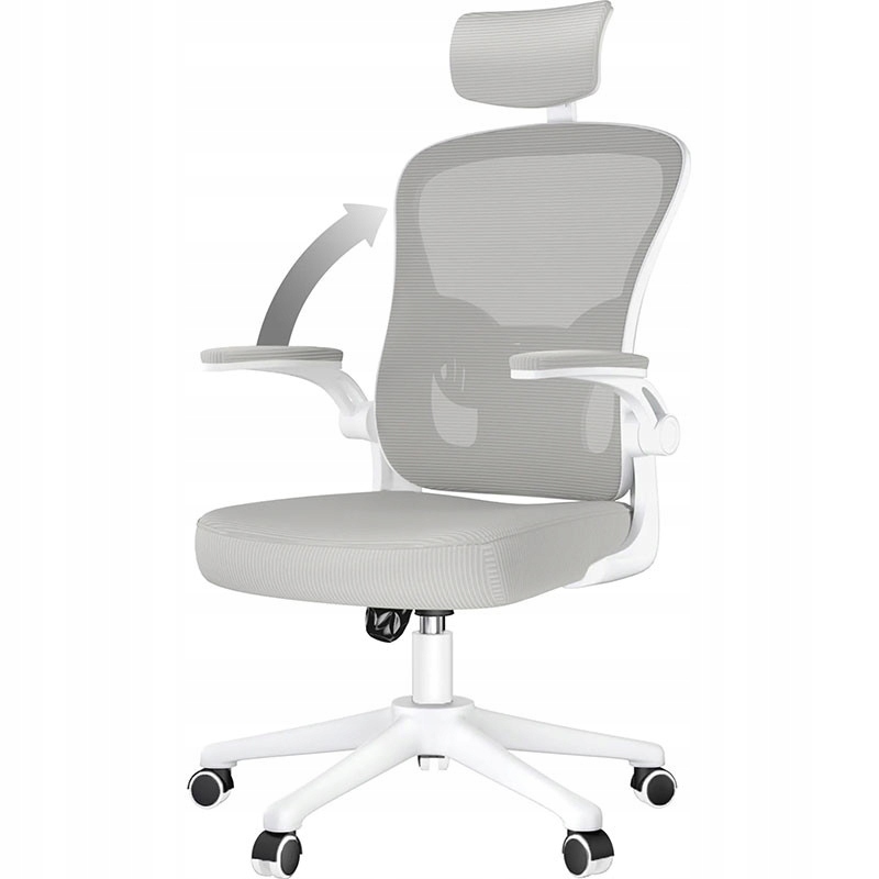 Ergonomická kancelárska stolička s nastaviteľnou výškou a opierkou hlavy