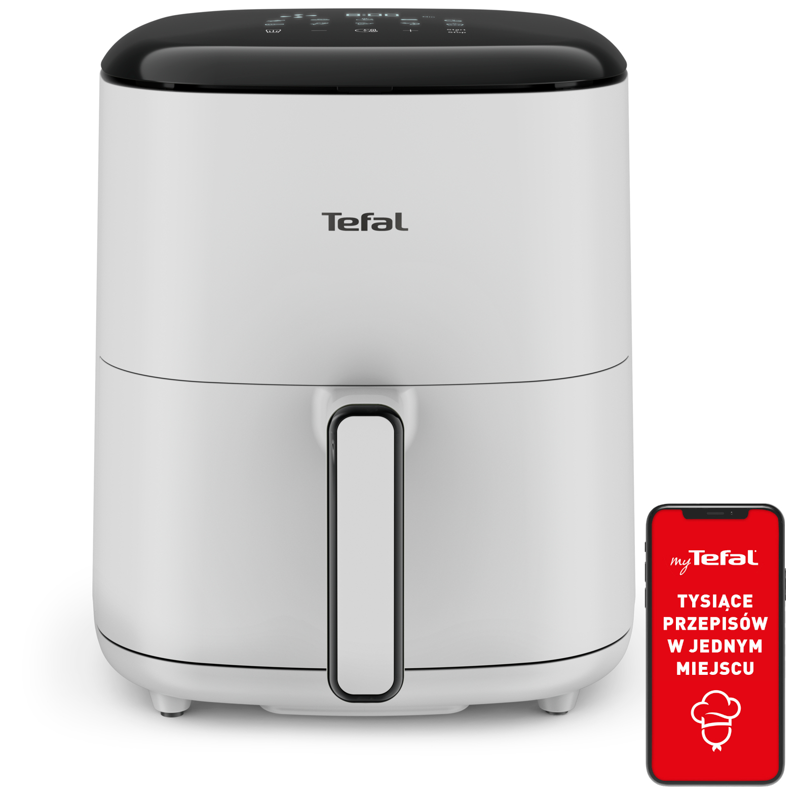 Frytkownica beztłuszczowa Tefal EY245GE0 5 l 1550 W Air Fryer