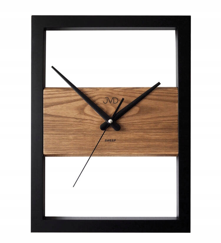 Obdĺžnikové Moderné Tiché Nástenné Hodiny Jvd Loft NS22005.78 28x38 cm