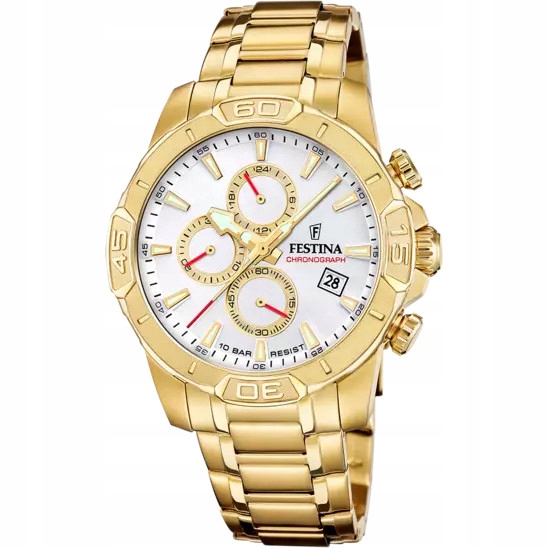 Pánské Hodinky Festina F20705-1 zlaté