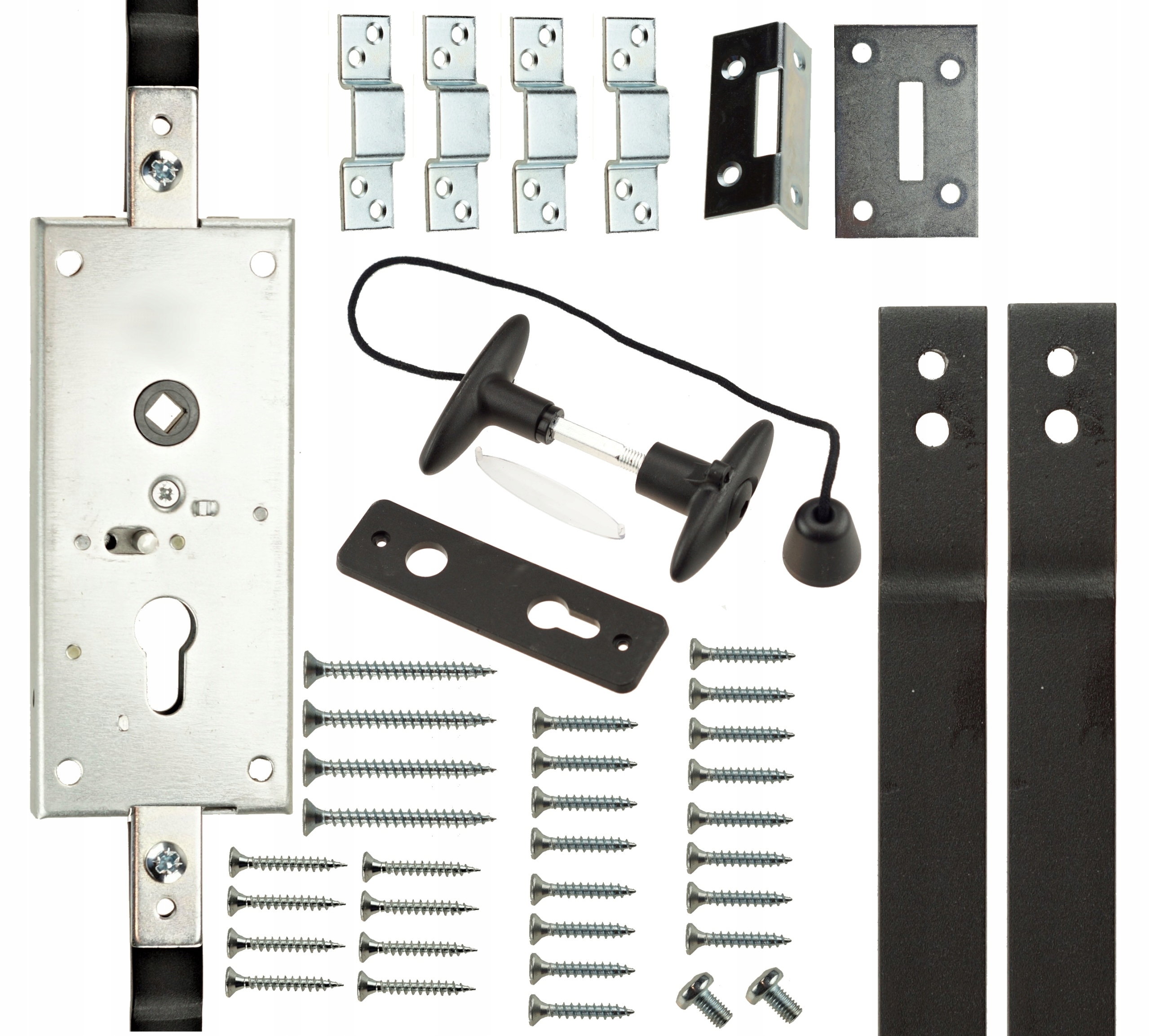 Zámek Pro Garážová Vrata Kastel 1 Komplet Pl