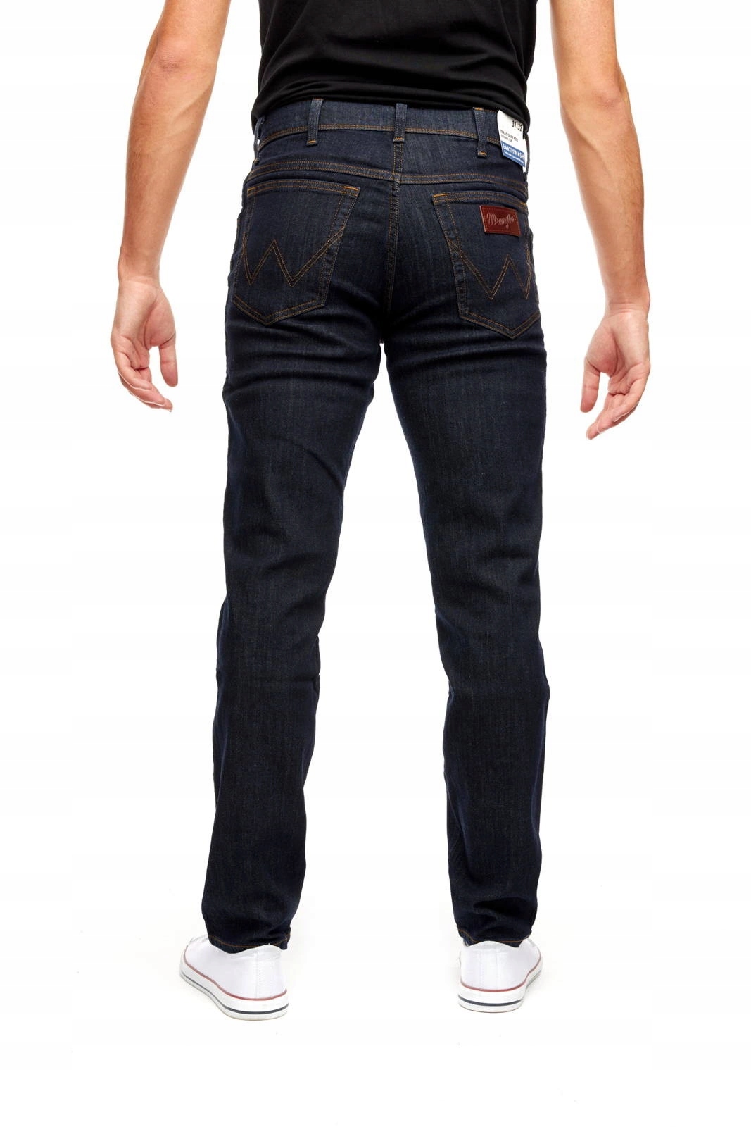 Pánské zúžené džíny Wrangler Texas Slim Dark Rinse W12SP690A 38/32
