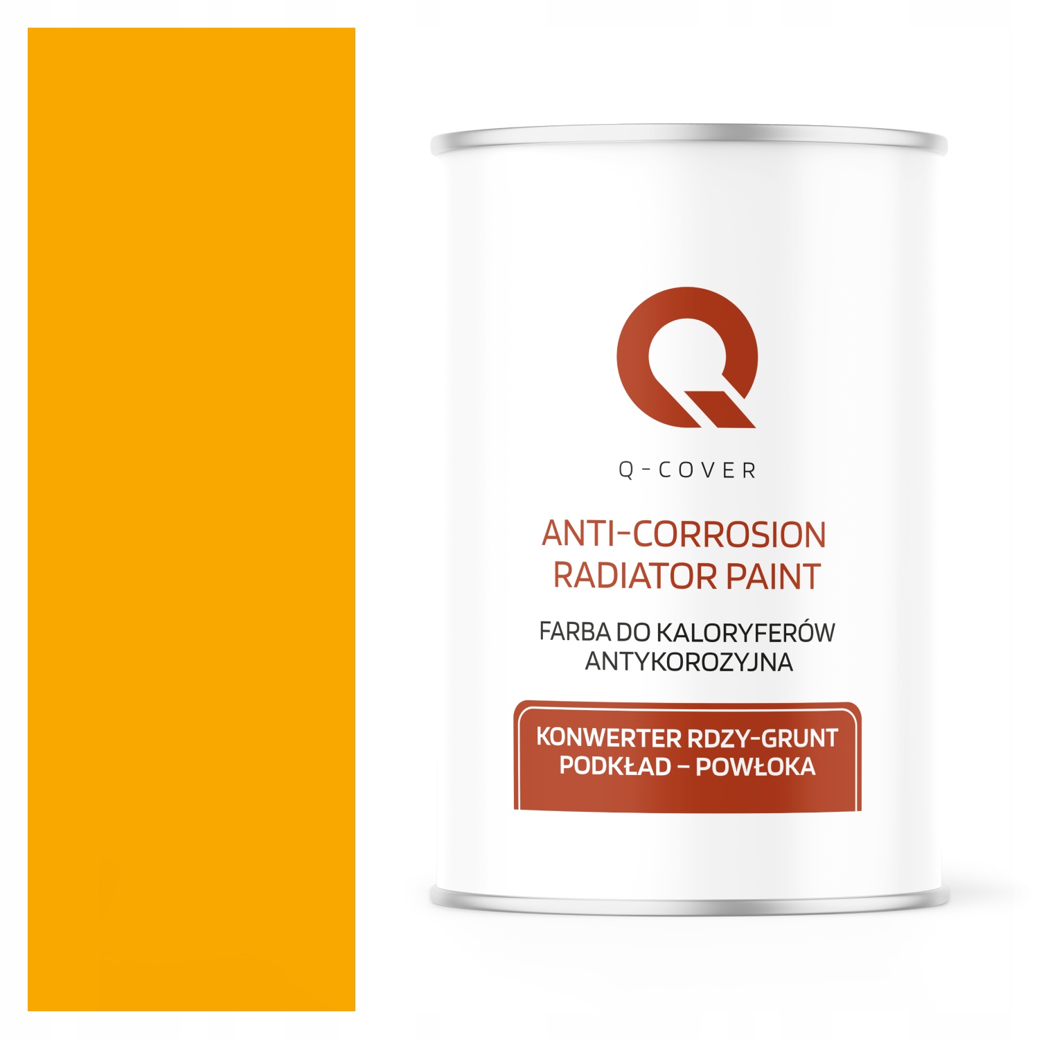 Barva pro radiátory Antikorozní Odolná 1L Lesklá Žlutá Signální 3v1