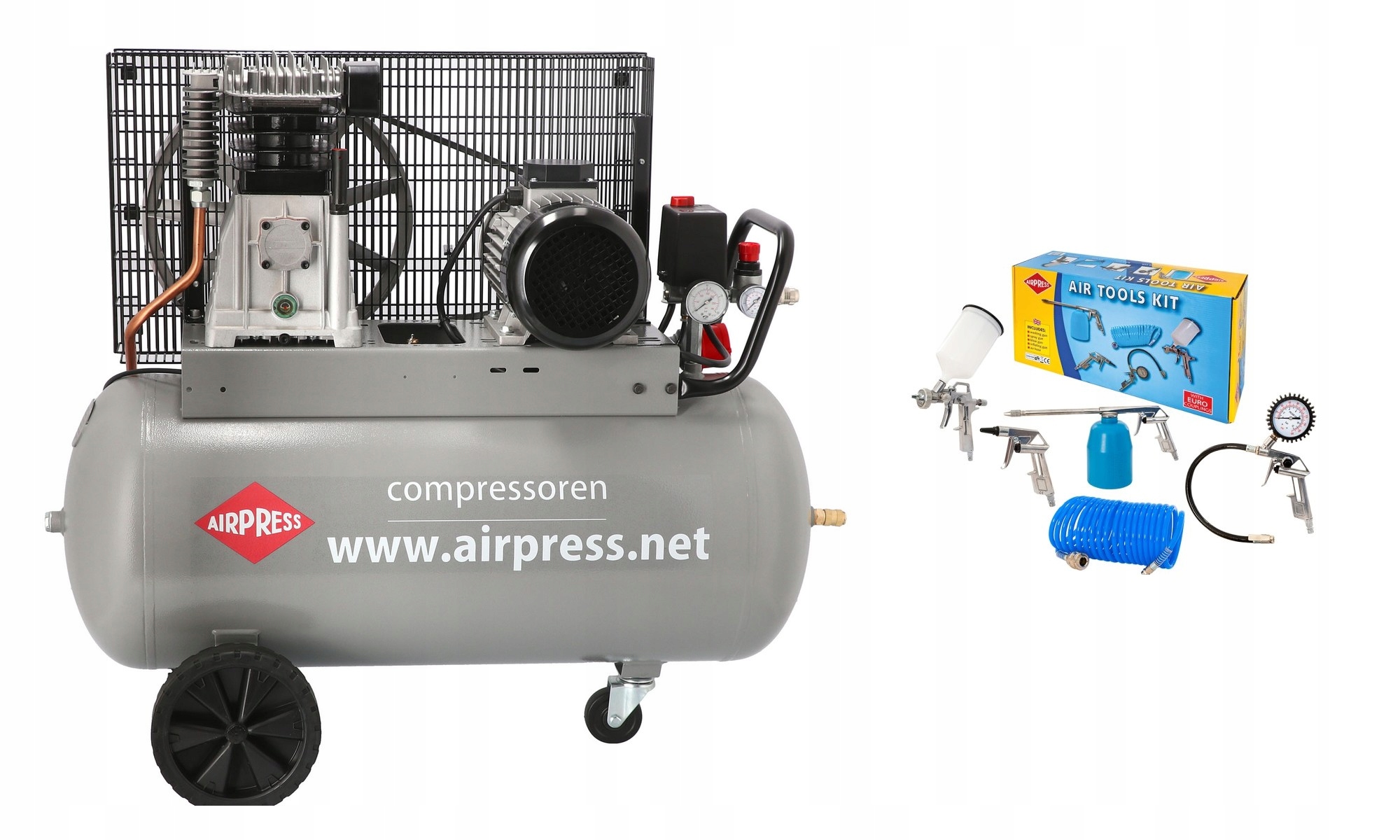Airpress Sprężarka tłokowa HK 600-90+Akcesoria