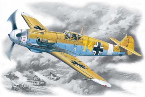 Bf 109F-4Z/Trop Wwii German Fighter ICM 48105