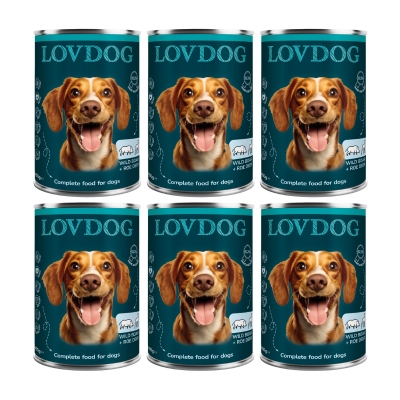 Lovdog Wild Boar & Roe Deer Krmivo pro psy Divočák s srnkou, bramborami a
