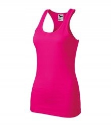 

Sportowy top damski Racer -malfini- neon różowy M