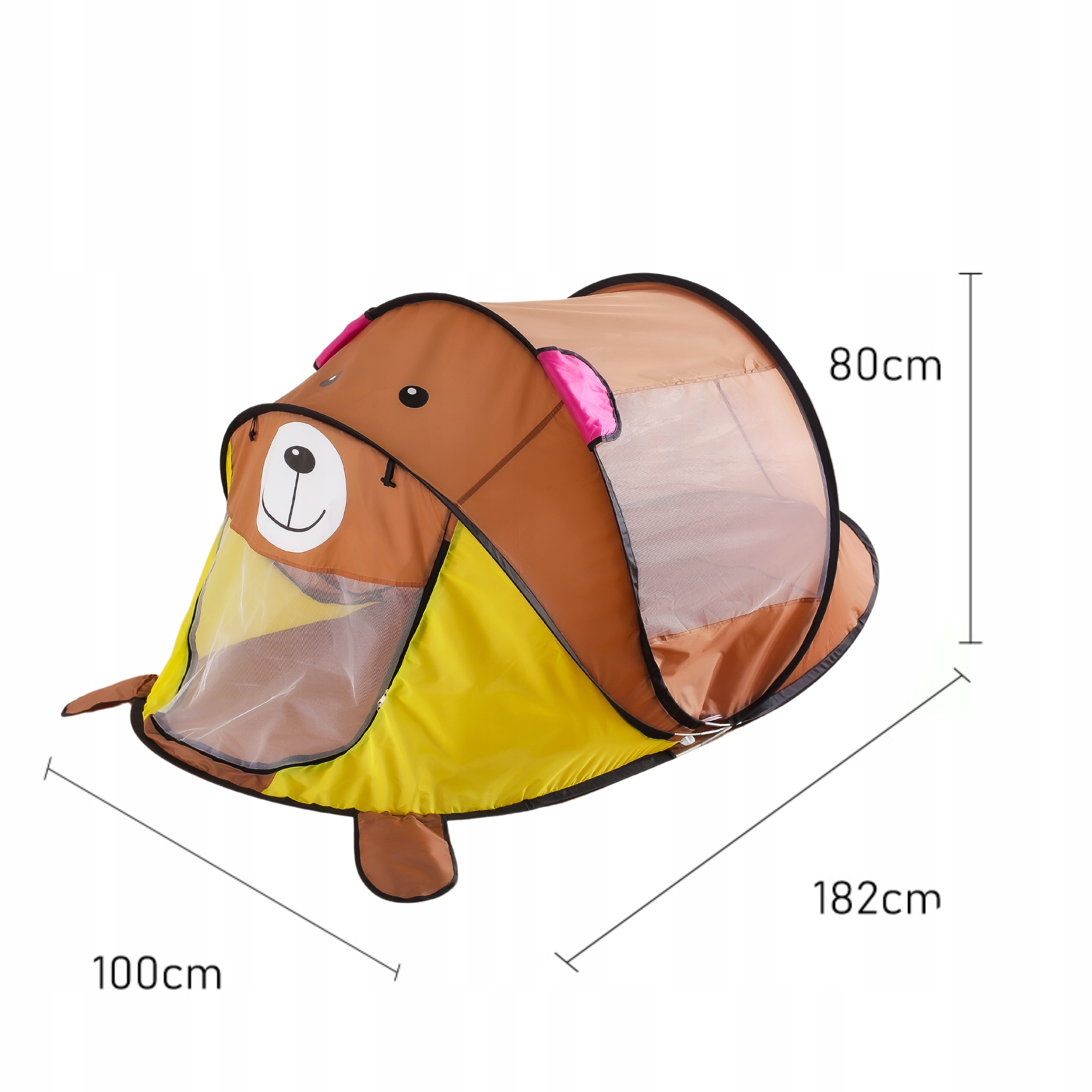 NAMIOT OGRODOWY DLA DZIECI PLAŻOWY DOMEK DO OGRODU SAMOROZKŁADAJĄCY MIŚ Marka inna