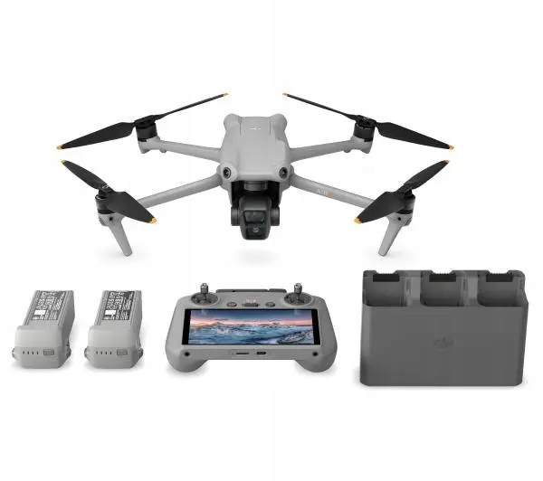 Dron Dji Air 3 Rc 2 Fly More Combo 4K Hdr Gps 32km 4241mAh 46min Kontroler