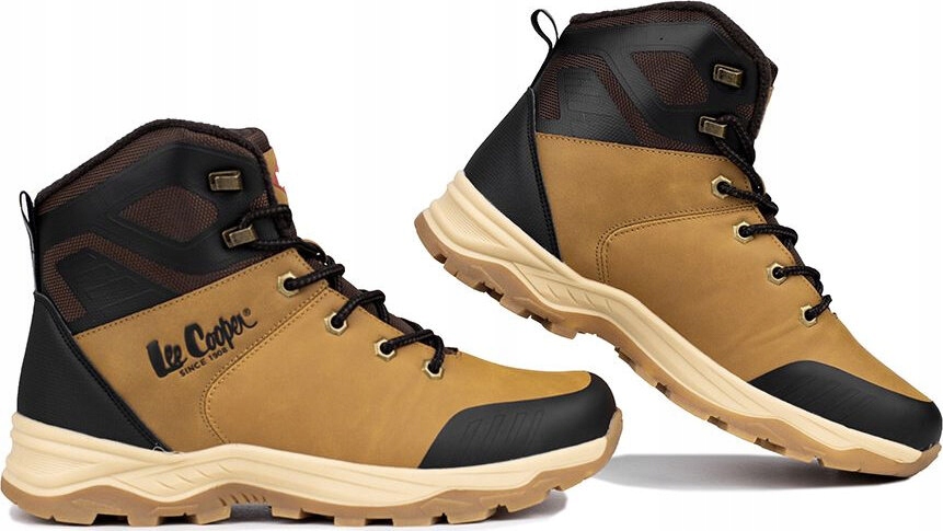 Pánské Turistické Trekové Boty Lee Cooper Hnědé LCJ-23-01-2046M, velikost 43