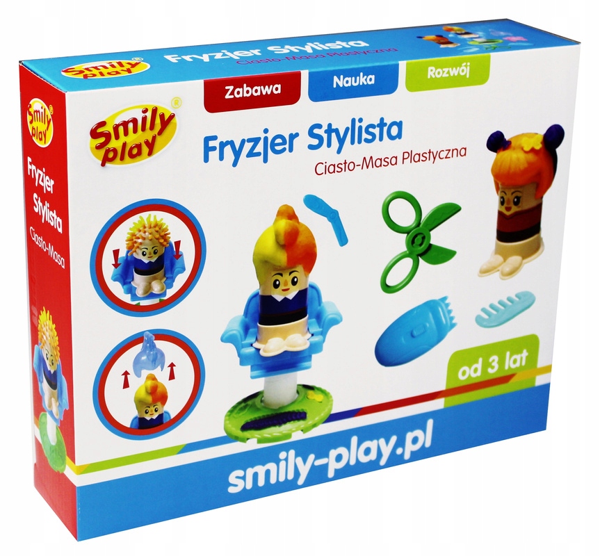 

Ciastolina Fryzjer Ciasto-masa Smily Play