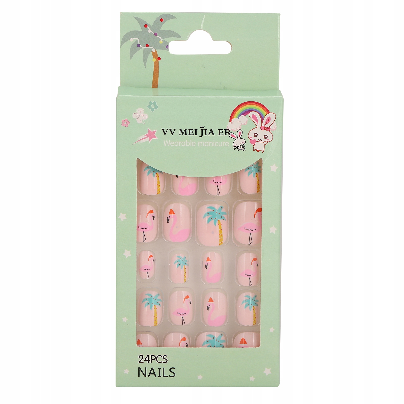 SZTUCZNE PAZNOKCIE TIPSY DLA DZIECI SAMOPRZYLEPN