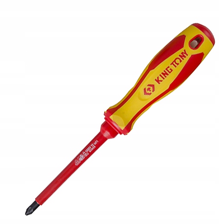 Wkrętak krzyżakowy PH1 100mm 1000V KING TONY IZOL